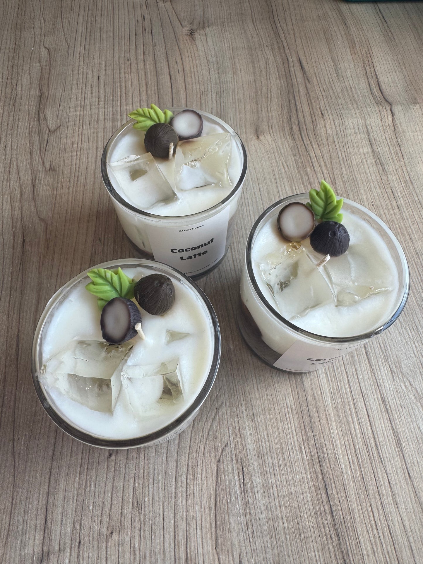 Dessertkerze Coconut Latte