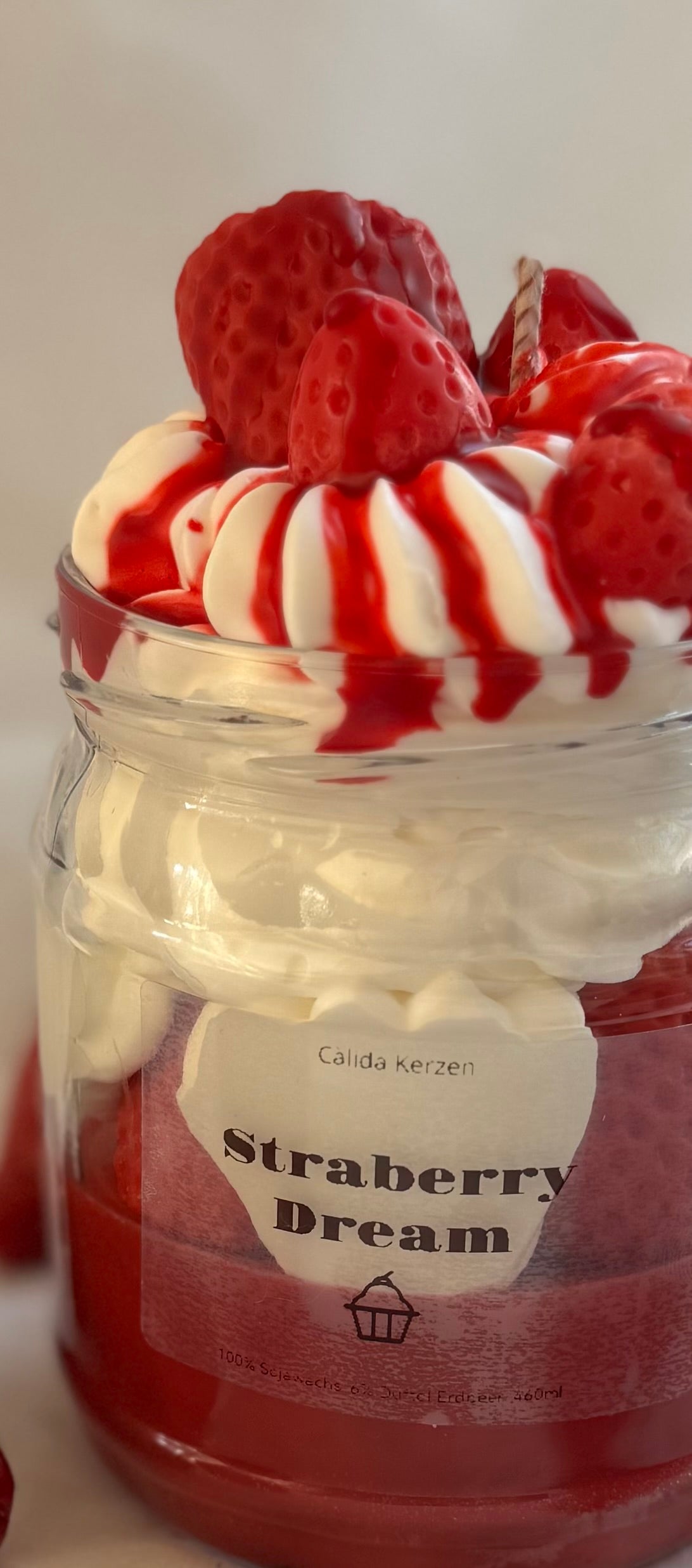 Stawberry Dream- Dessertkerze