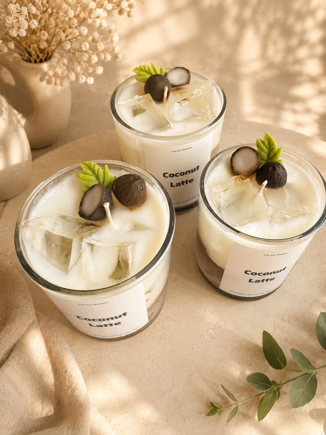 Dessertkerze Coconut Latte