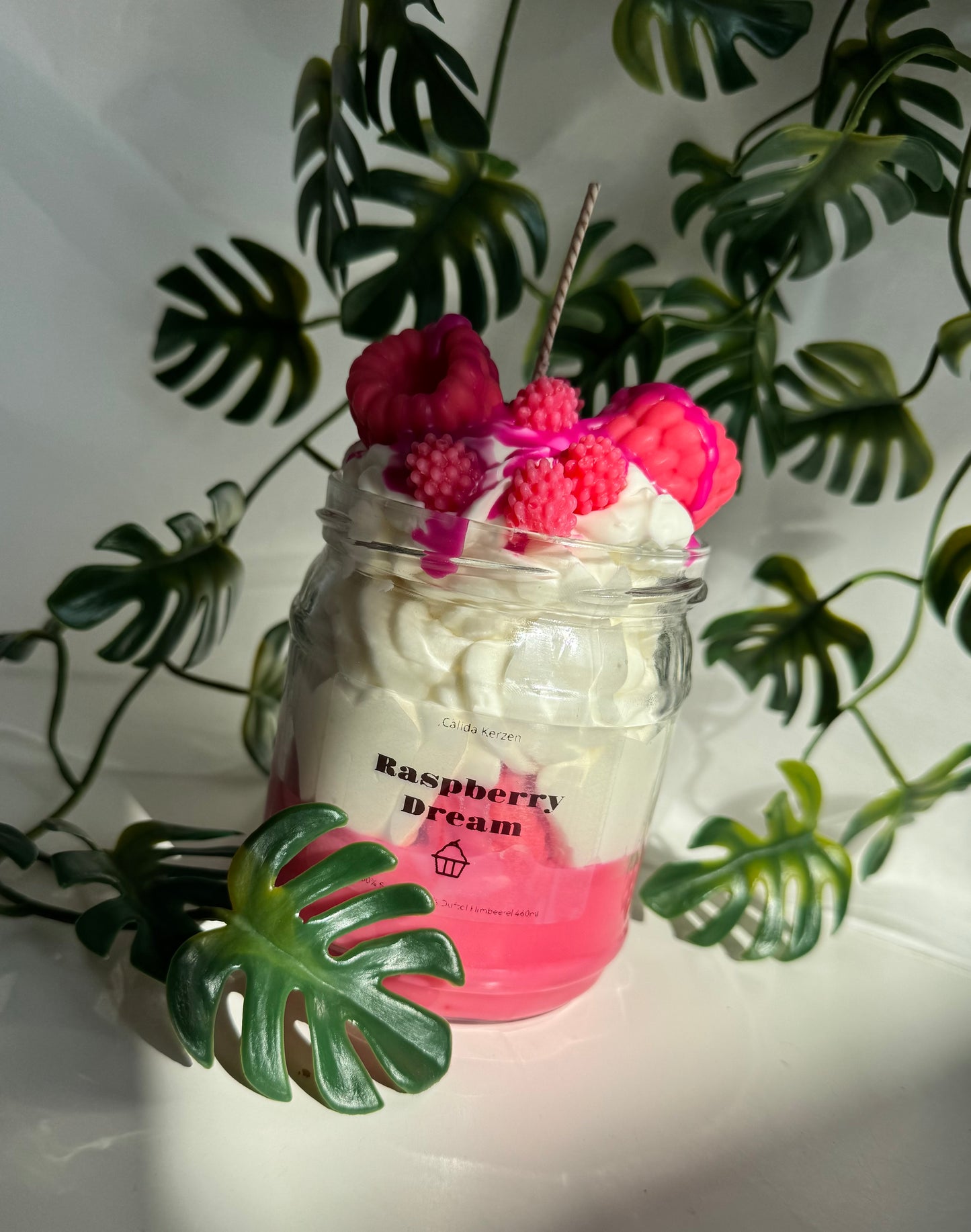 Raspberry Dream- Dessertkerze im Glas