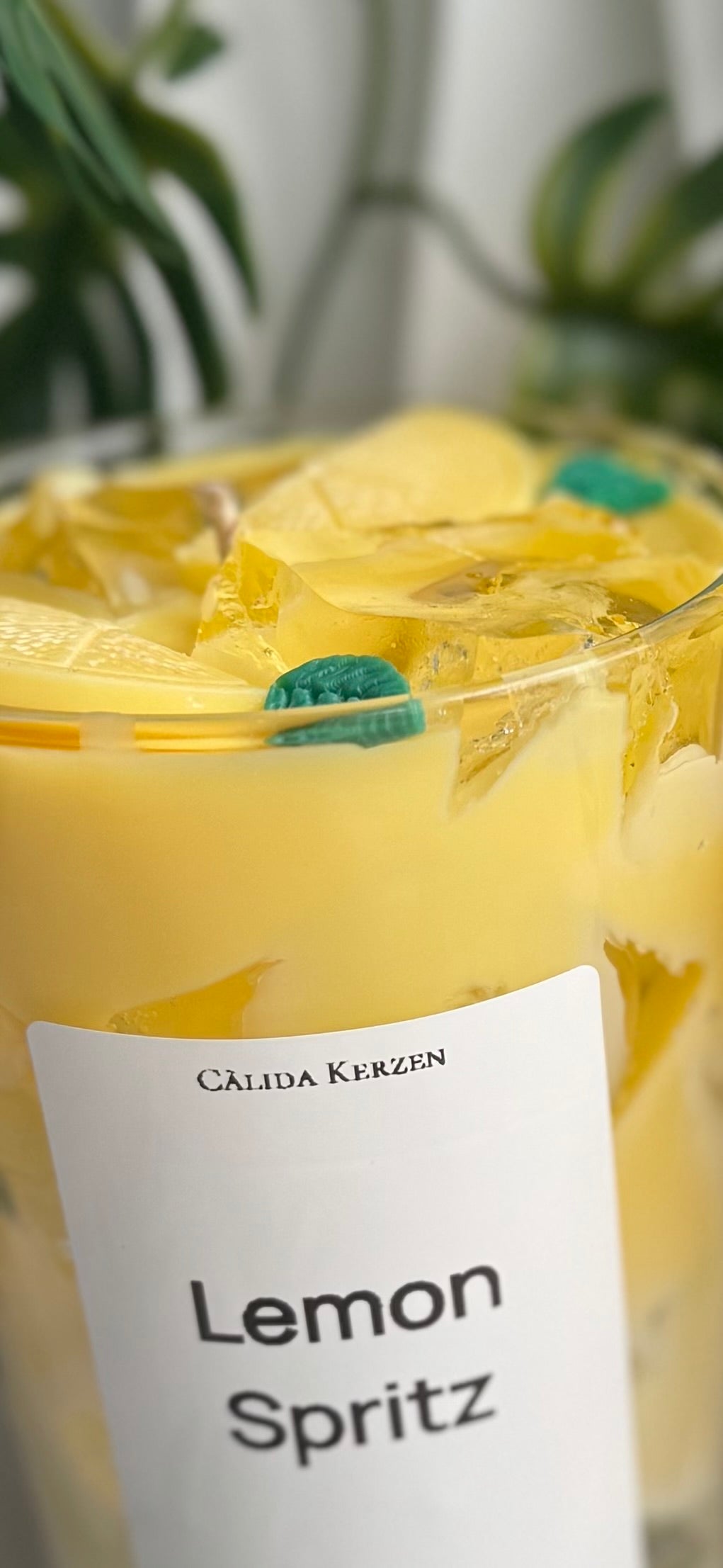 Lemon Spritz- Getränkekerze