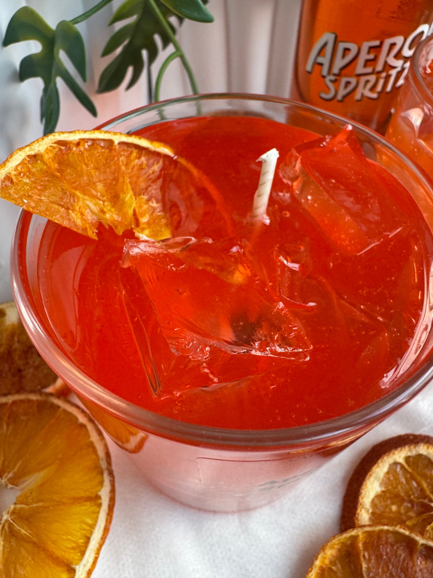 Orange Spritz - Getränke- Cocktail Kerze