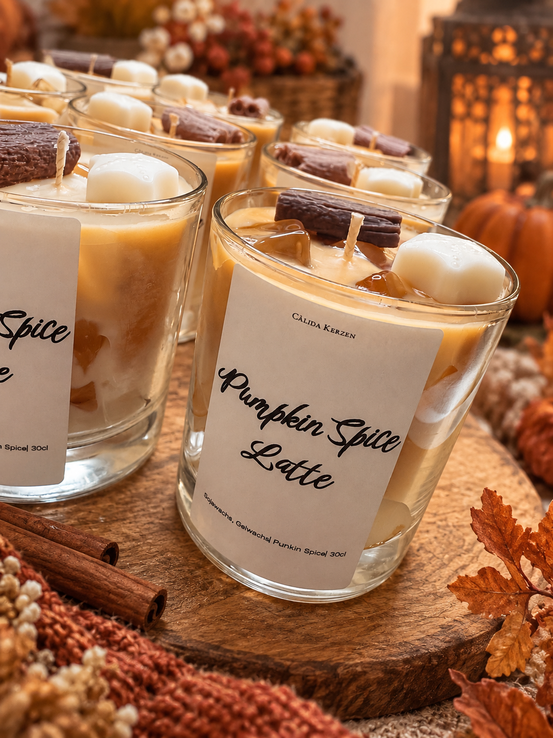 Pumpkin Spice Latte – handgemachte Duftkerze | 30 cl