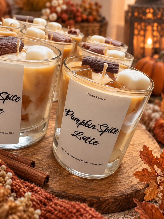 Pumpkin Spice Latte – handgemachte Duftkerze | 30 cl