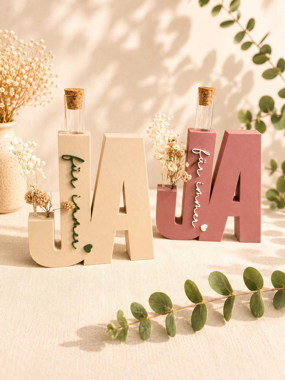 Hochzeitsgeschenk „JA“– dekoratives Geschenk für besondere Momente