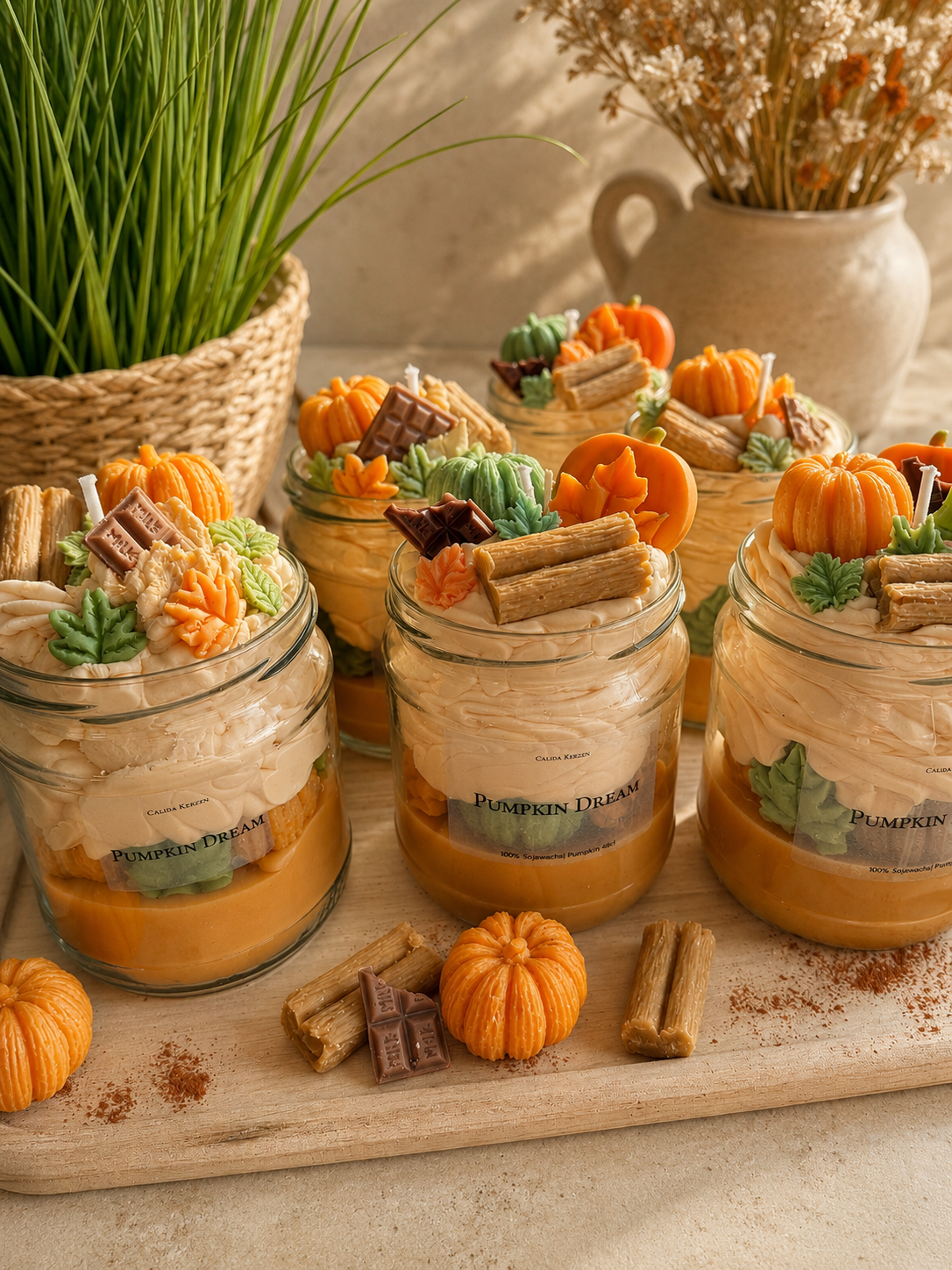 Pumpkin Dream Duftkerze | Herbstkerze mit Kürbisduft