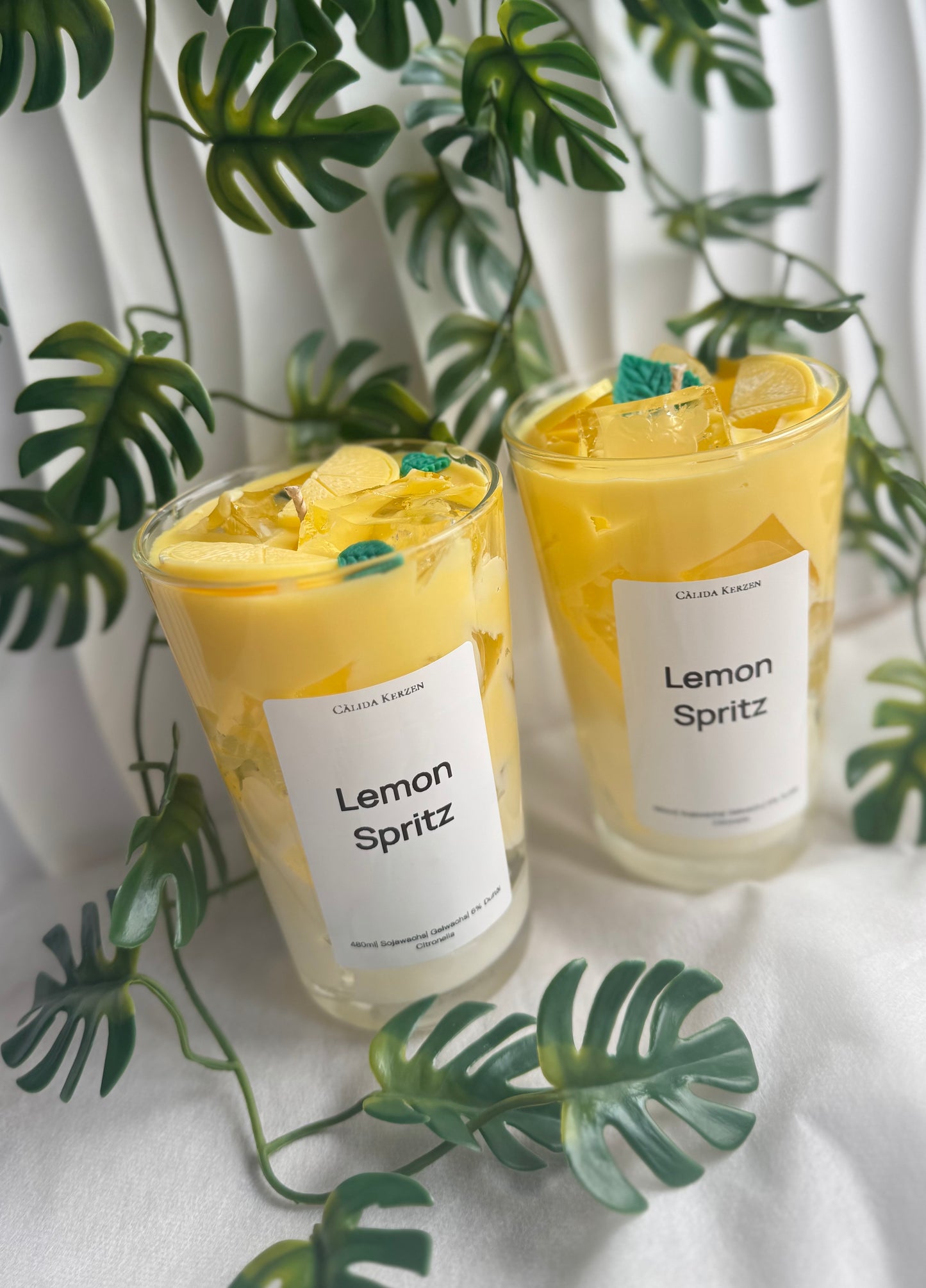 Lemon Spritz- Getränkekerze