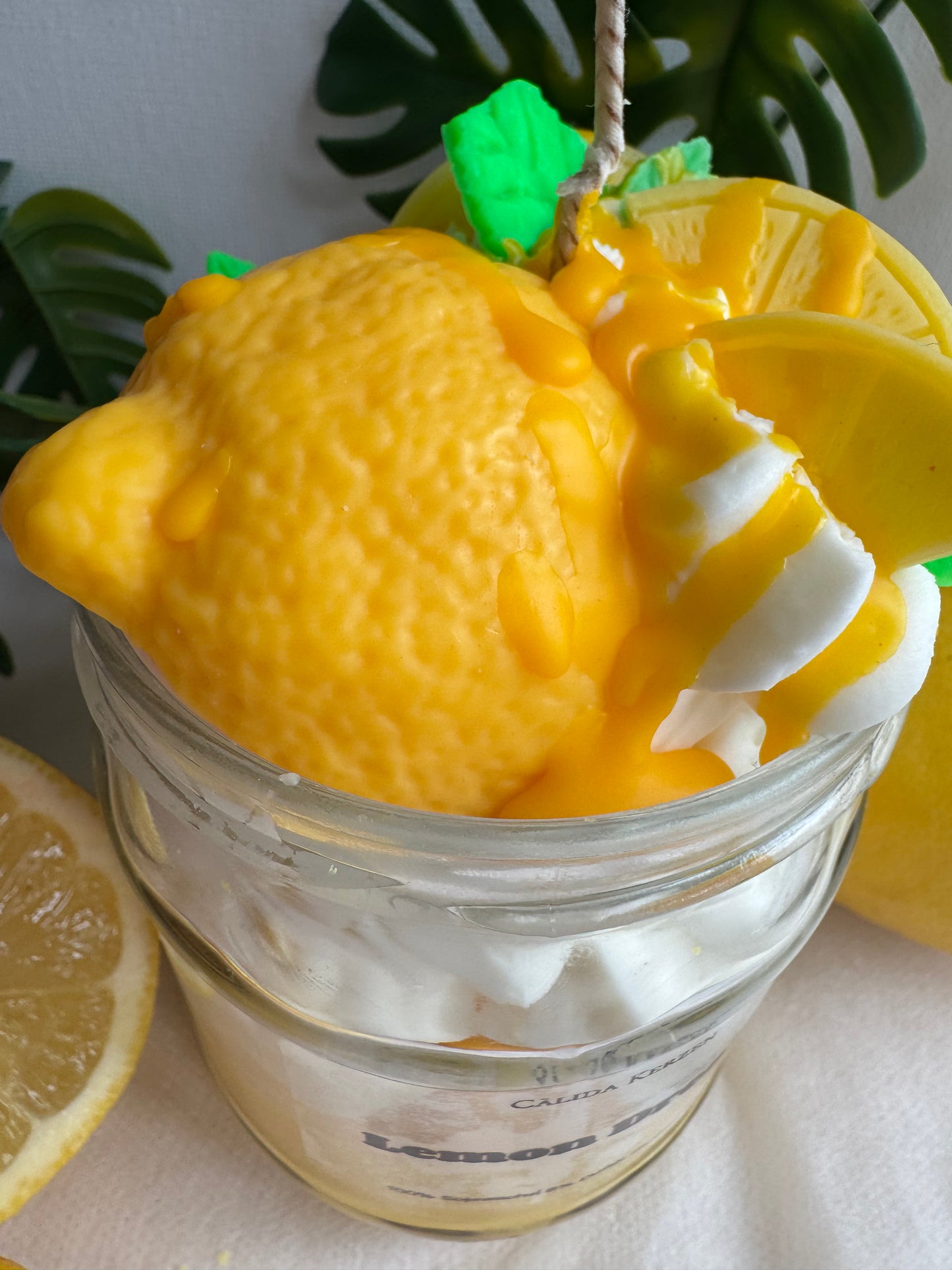 Lemon Dream Dessertkerze – Zitronencreme im Glas