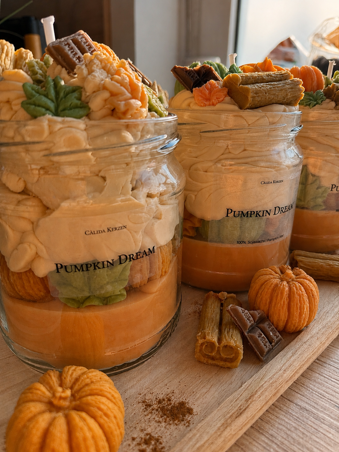 Pumpkin Dream Duftkerze | Herbstkerze mit Kürbisduft