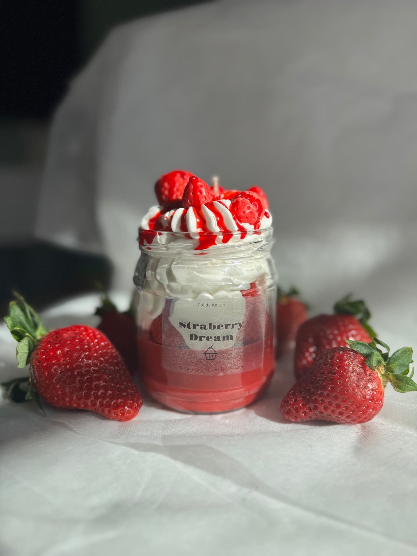 Stawberry Dream- Dessertkerze