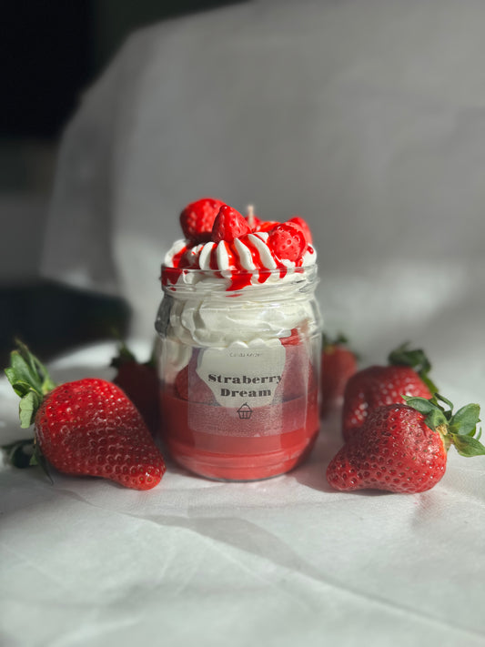 Stawberry Dream- Dessertkerze