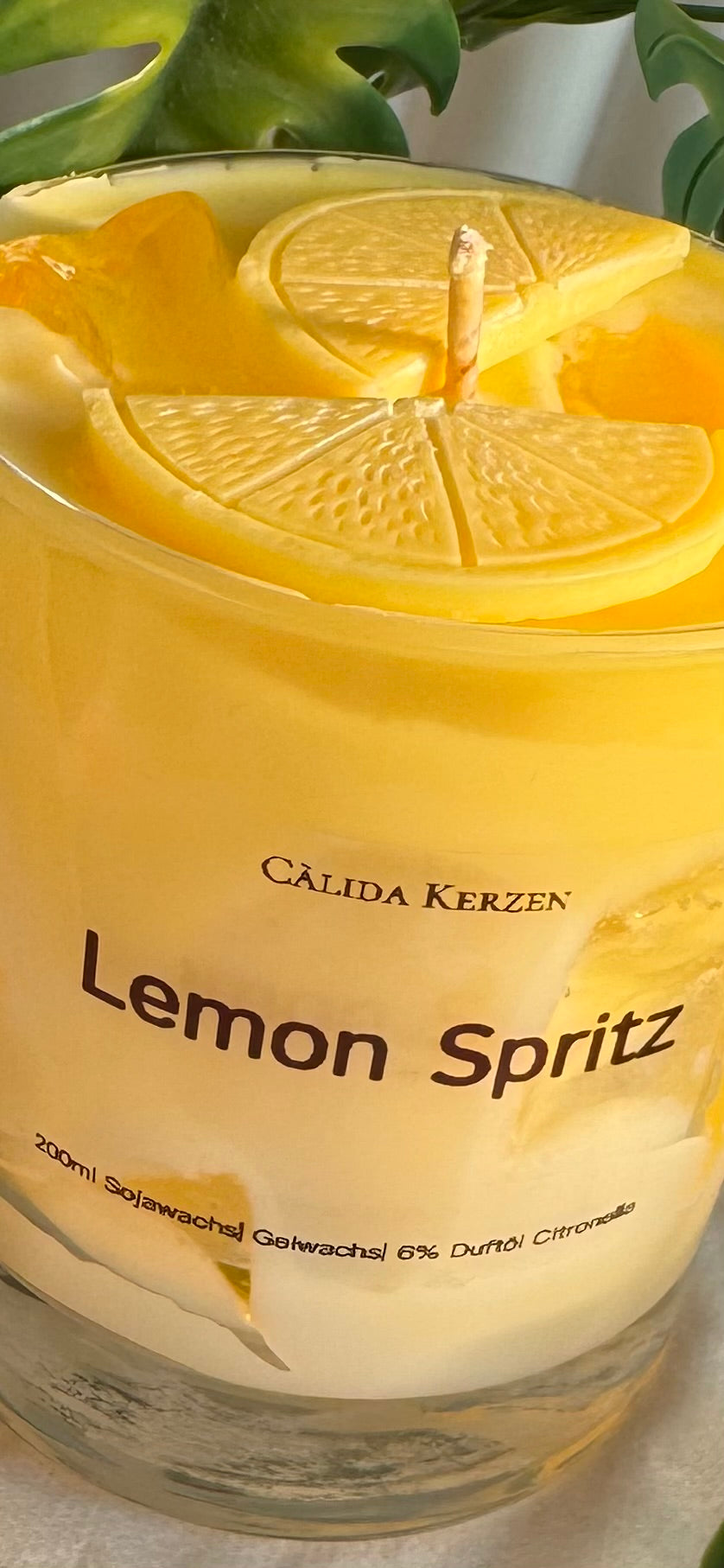 Lemon Spritz- Getränkeduftkerze