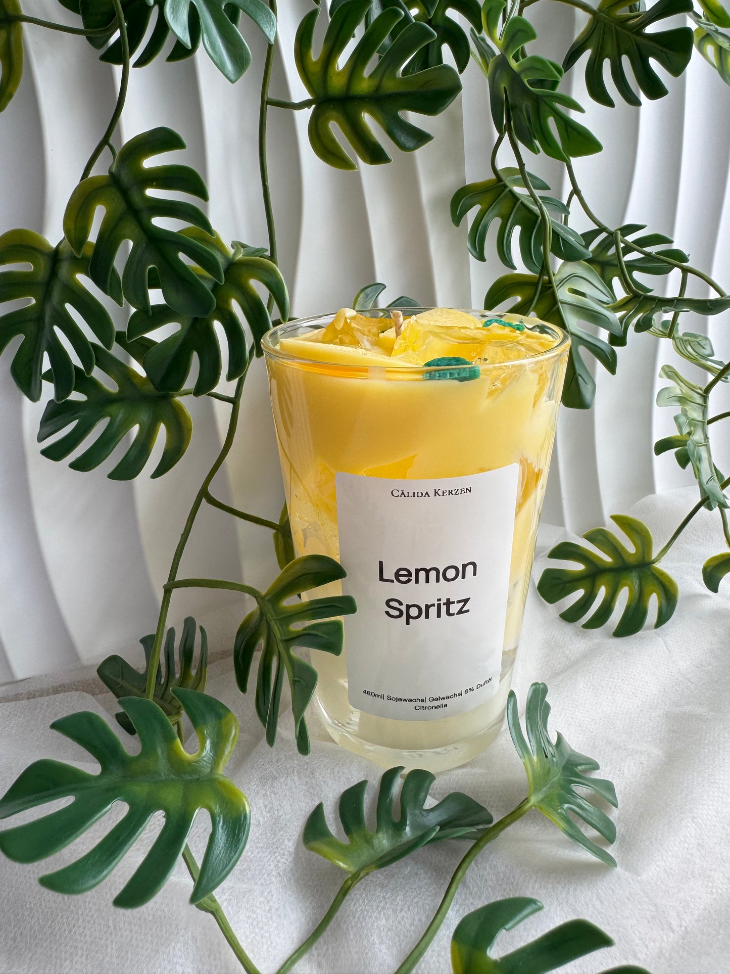 Lemon Spritz- Getränkekerze