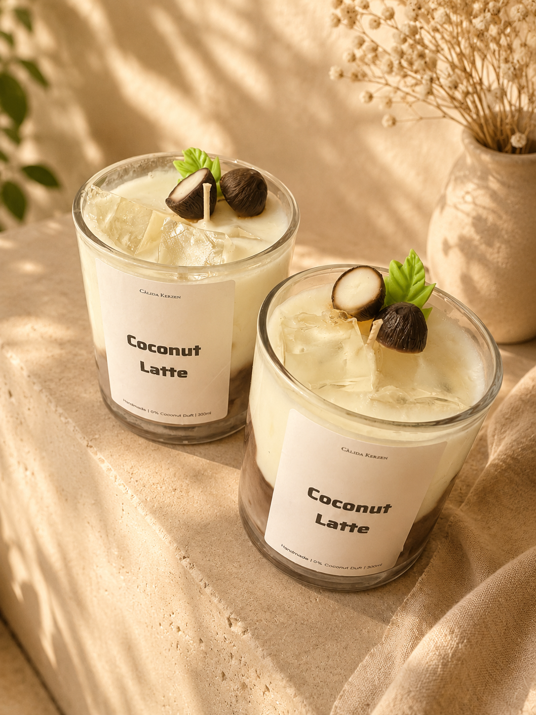 Dessertkerze Coconut Latte