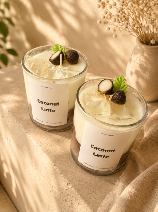 Dessertkerze Coconut Latte