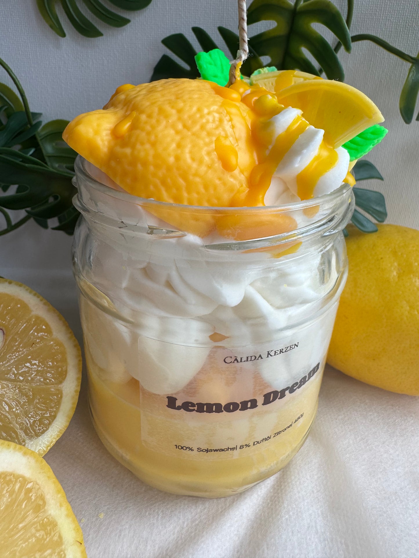 Lemon Dream Dessertkerze – Zitronencreme im Glas