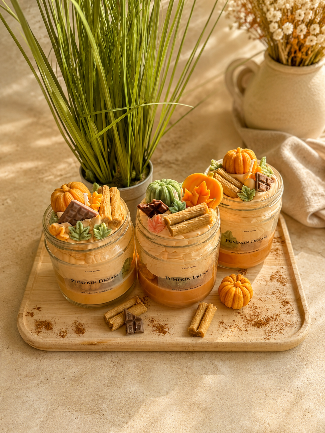 Pumpkin Dream Duftkerze | Herbstkerze mit Kürbisduft