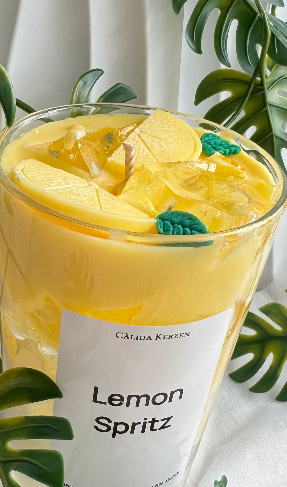Lemon Spritz- Getränkekerze