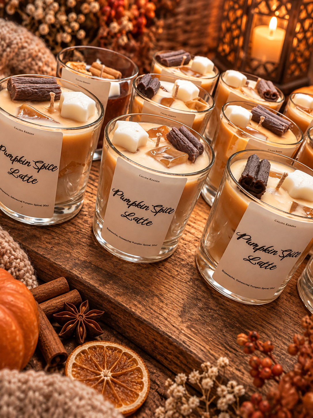 Pumpkin Spice Latte – handgemachte Duftkerze | 30 cl