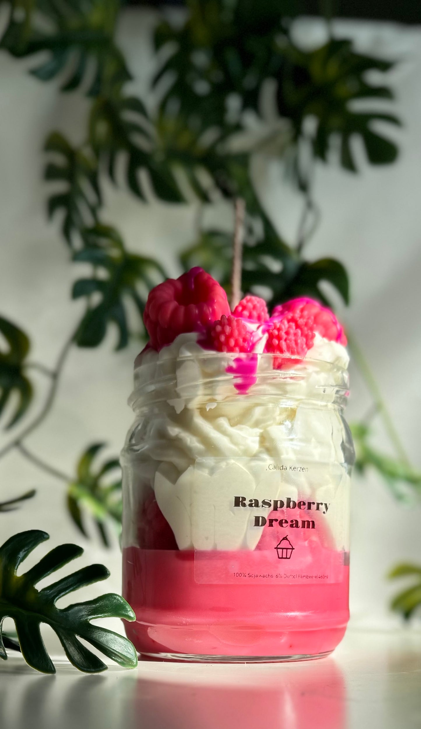 Raspberry Dream- Dessertkerze im Glas