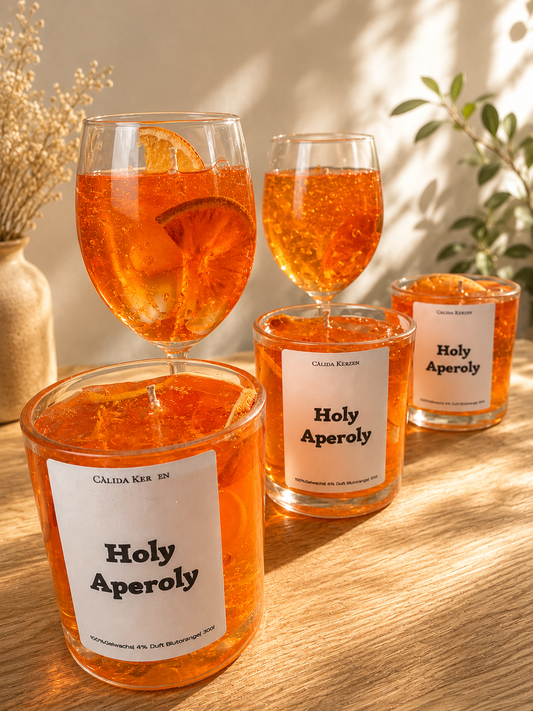 Orange Spritz - Getränke- Cocktail Kerze